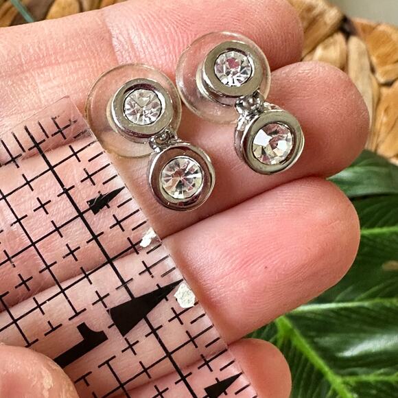 BOGO FREE STACKED CRYSTAL STUD HOLIDAY EARRINGS - Picture 5 of 5